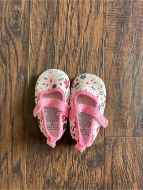 Pink Floral Baby Gear Baby Shoes
